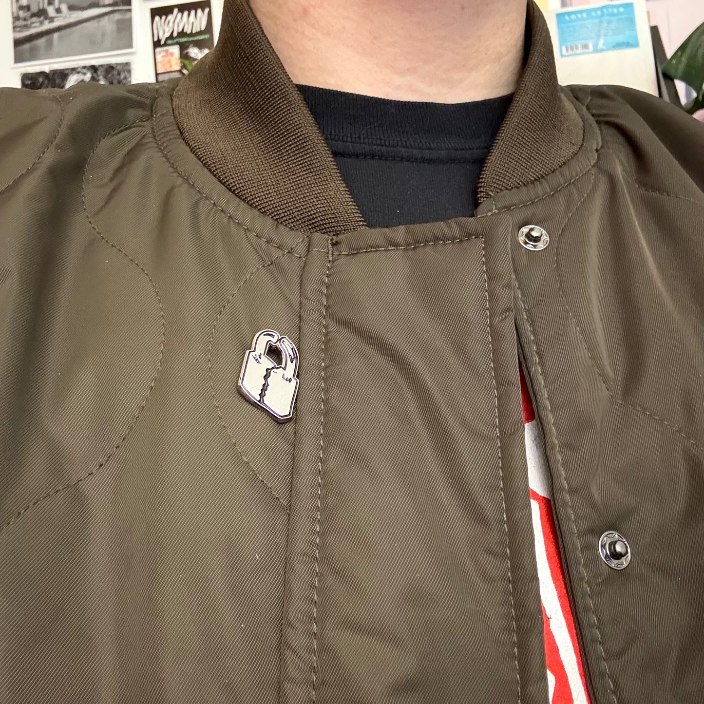 Lock Lapel Pin